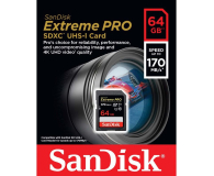 Sandisk 64GB Extreme Pro 170/90 MB/s U3 V30 (odczyt/zapis) - 494795 - zdjęcie 4